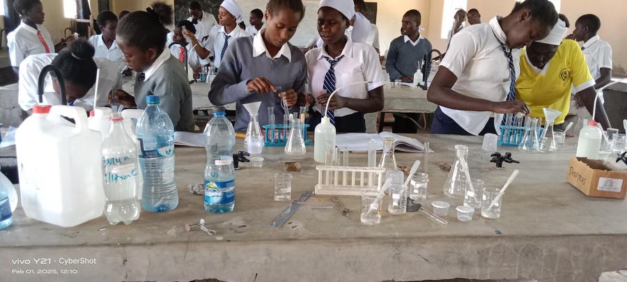 Science lab session