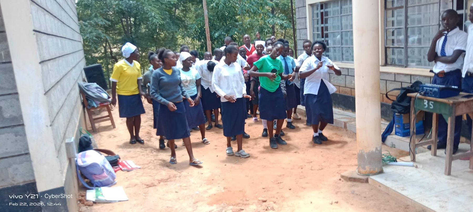 Grade 10 entertainment performance at DEB Kabachi Senior School