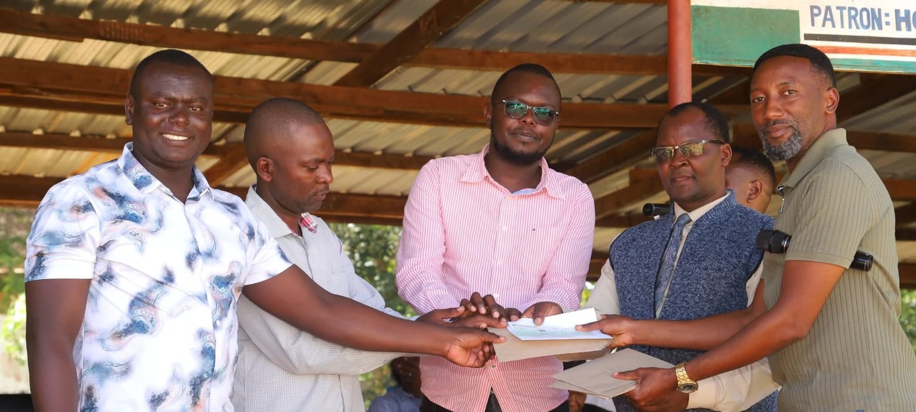 Bursary cheque award ceremony at DEB Kabachi Senior School, February 2026