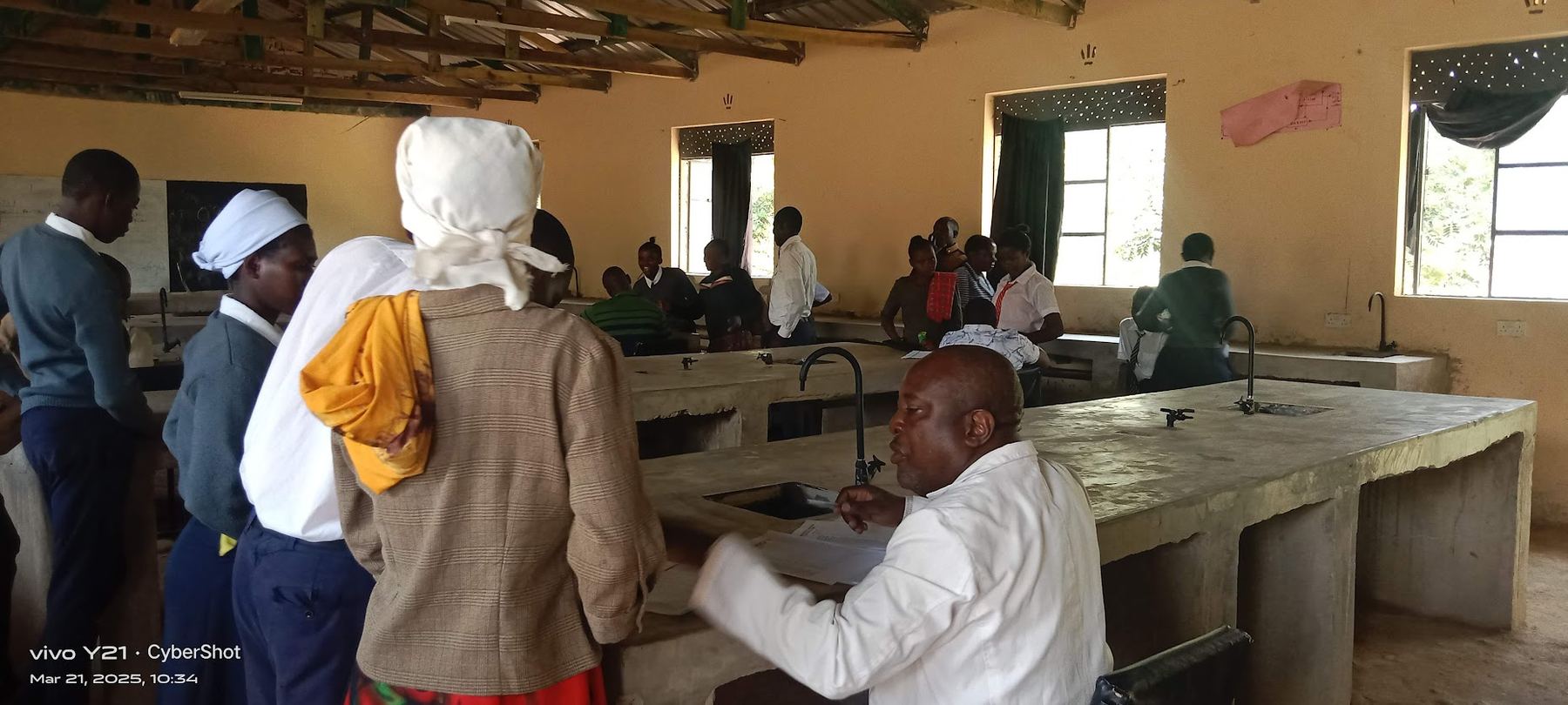 Academic clinic session at DEB Kabachi Senior School