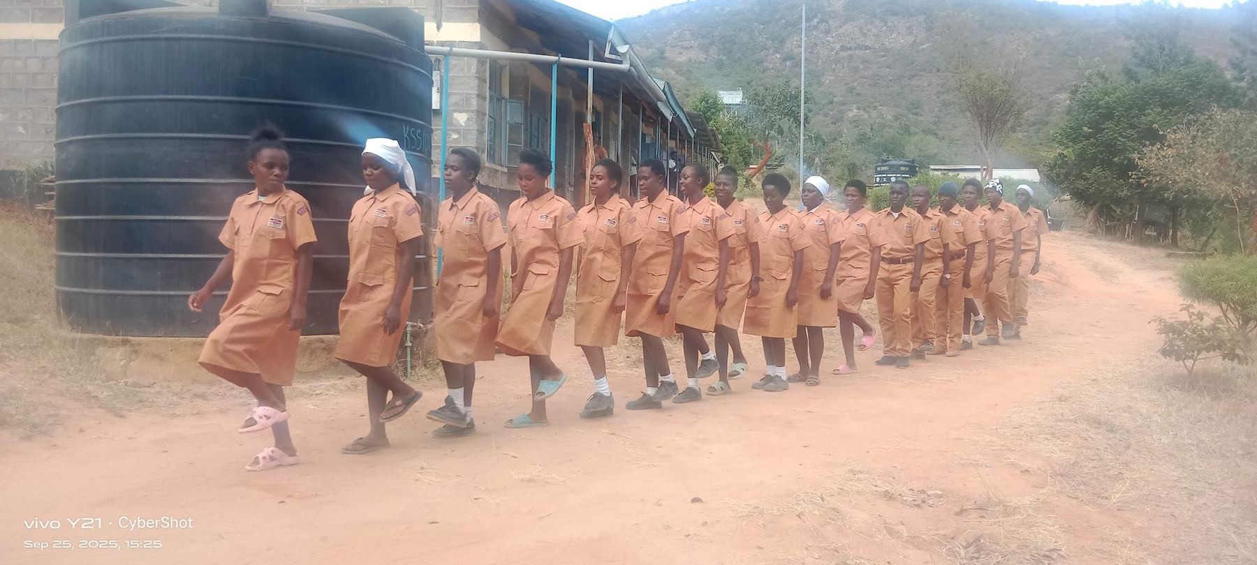 Scouts parade at DEB Kabachi Senior School